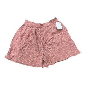 Treasure & Bond Peach Polka Dot Relaxed Shorts XL Girl